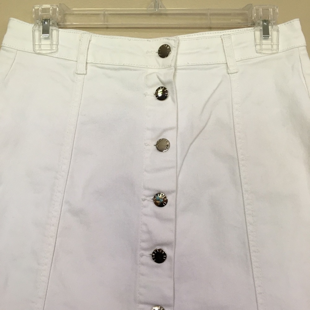 Forever 21 White Jean Skirt - Picture 3 of 6